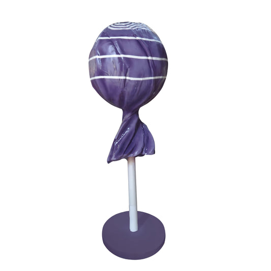 Large Purple Lollipop Statue - LM Treasures Prop Rentals