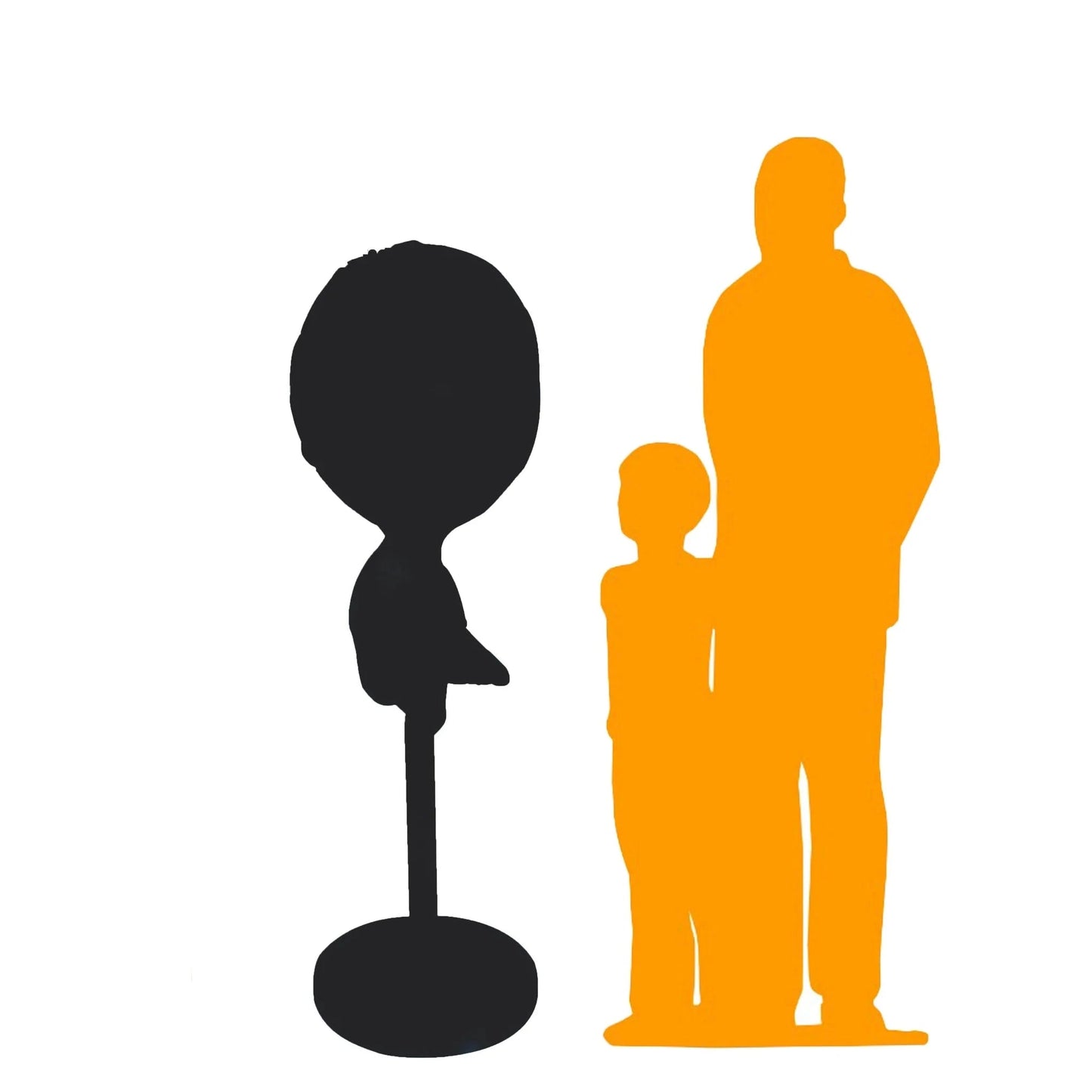 Large Yellow Lollipop Statue R0356Y-S070-PT