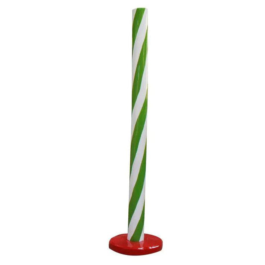 Green Candy Stick Statue - LM Treasures Prop Rentals