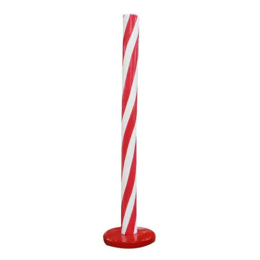 Red Candy Stick Statue - LM Treasures Prop Rentals 