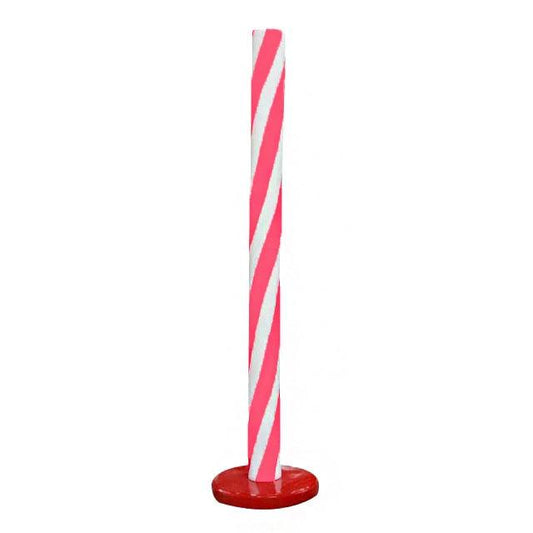 Pink Candy Stick Statue - LM Treasures Prop Rentals