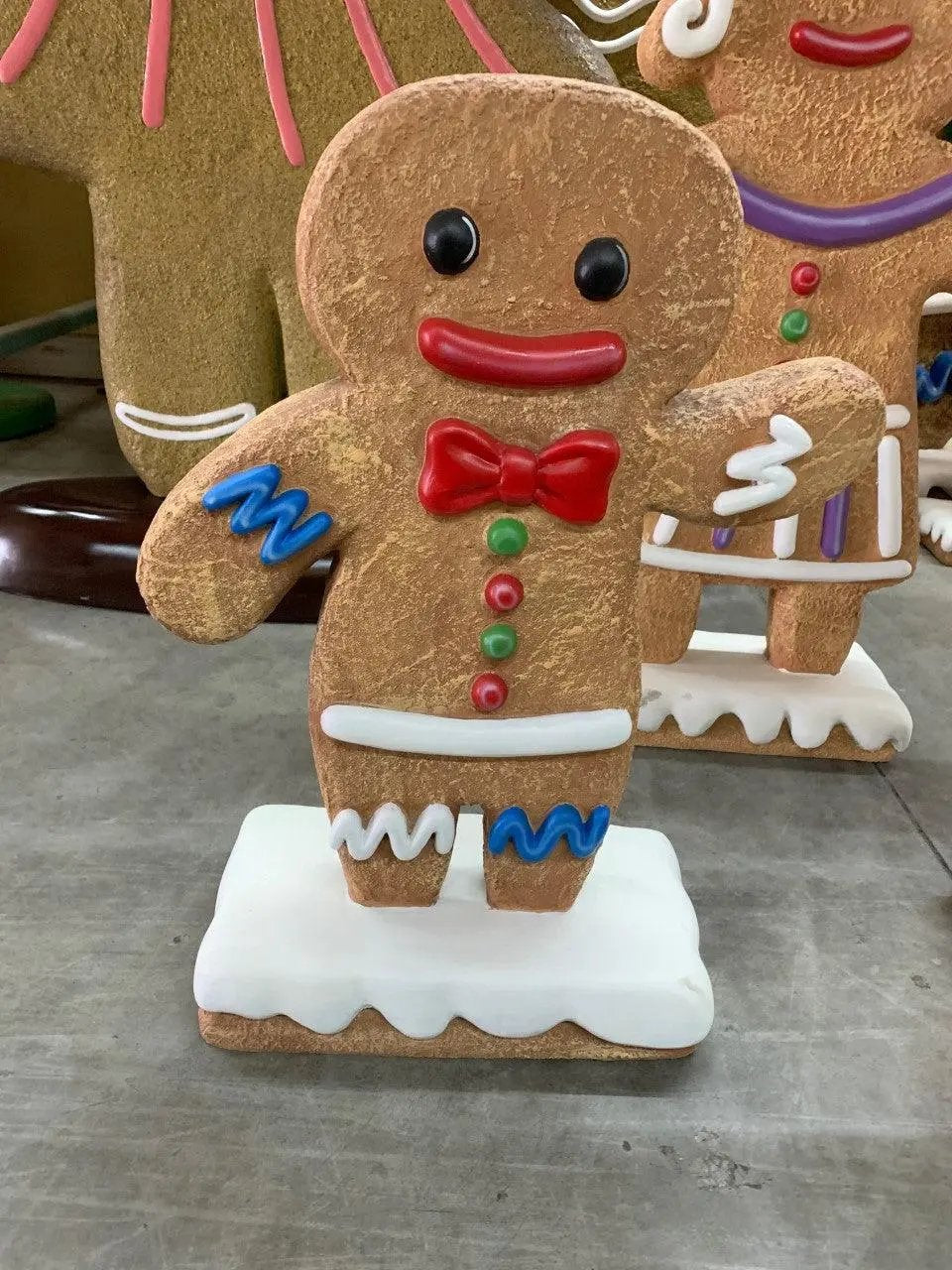 Small Gingerbread Boy Statue S0297S-S095-PT