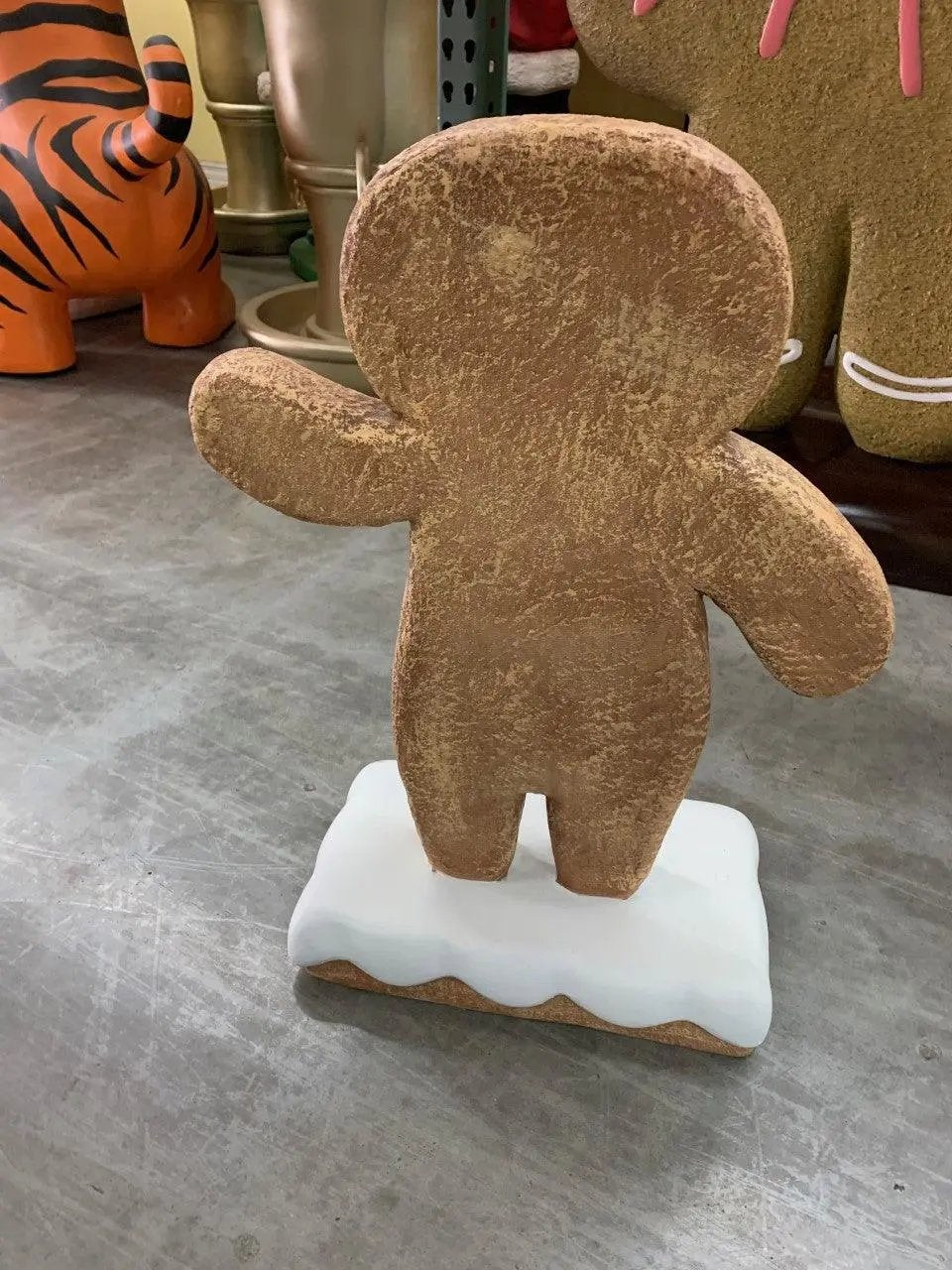 Small Gingerbread Boy Statue S0297S-S095-PT