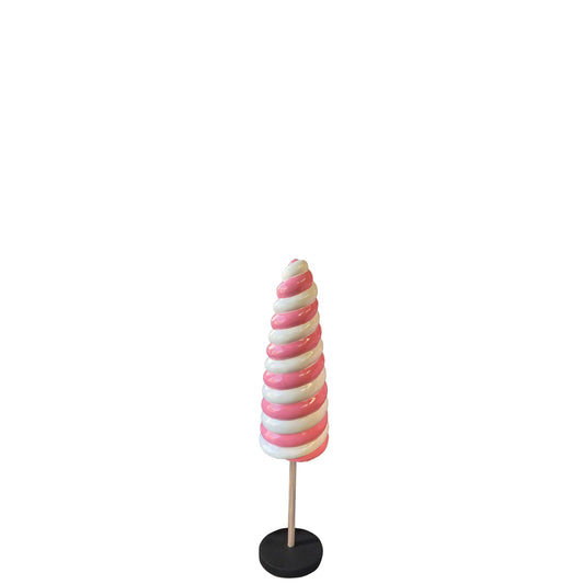Small Pink Cone Lollipop Statue - LM Treasures Prop Rentals