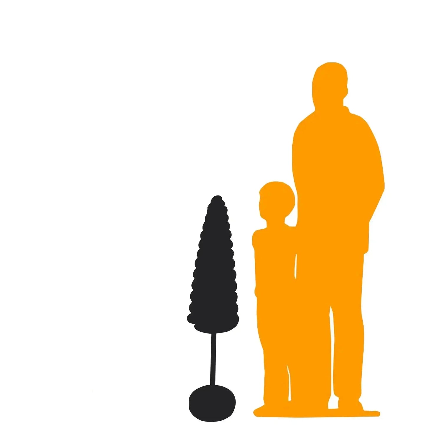 Small Pink Cone Lollipop Statue R0289PKN-S105-PT