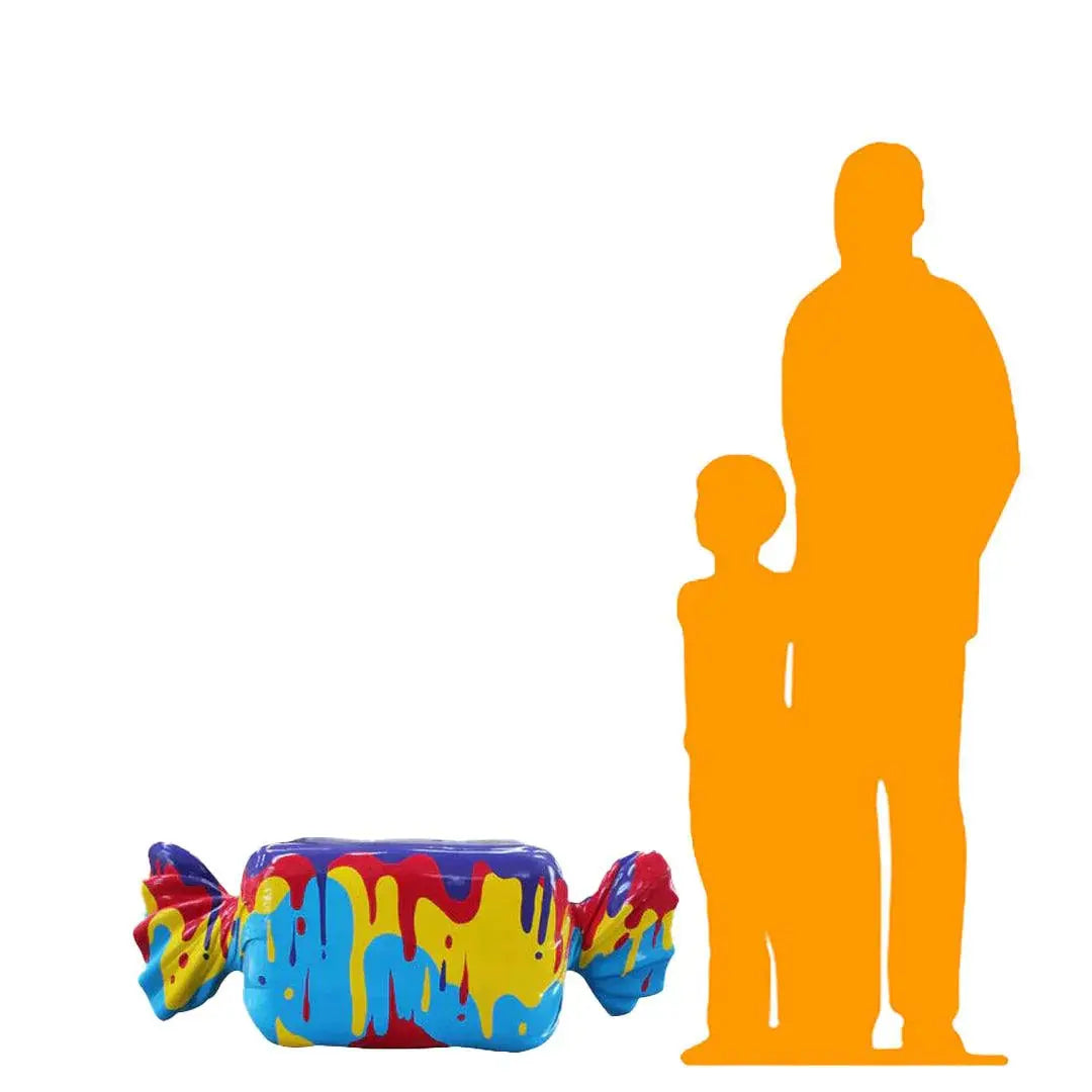 Drip Chocolate Candy Statue R0292DR-S114-PT