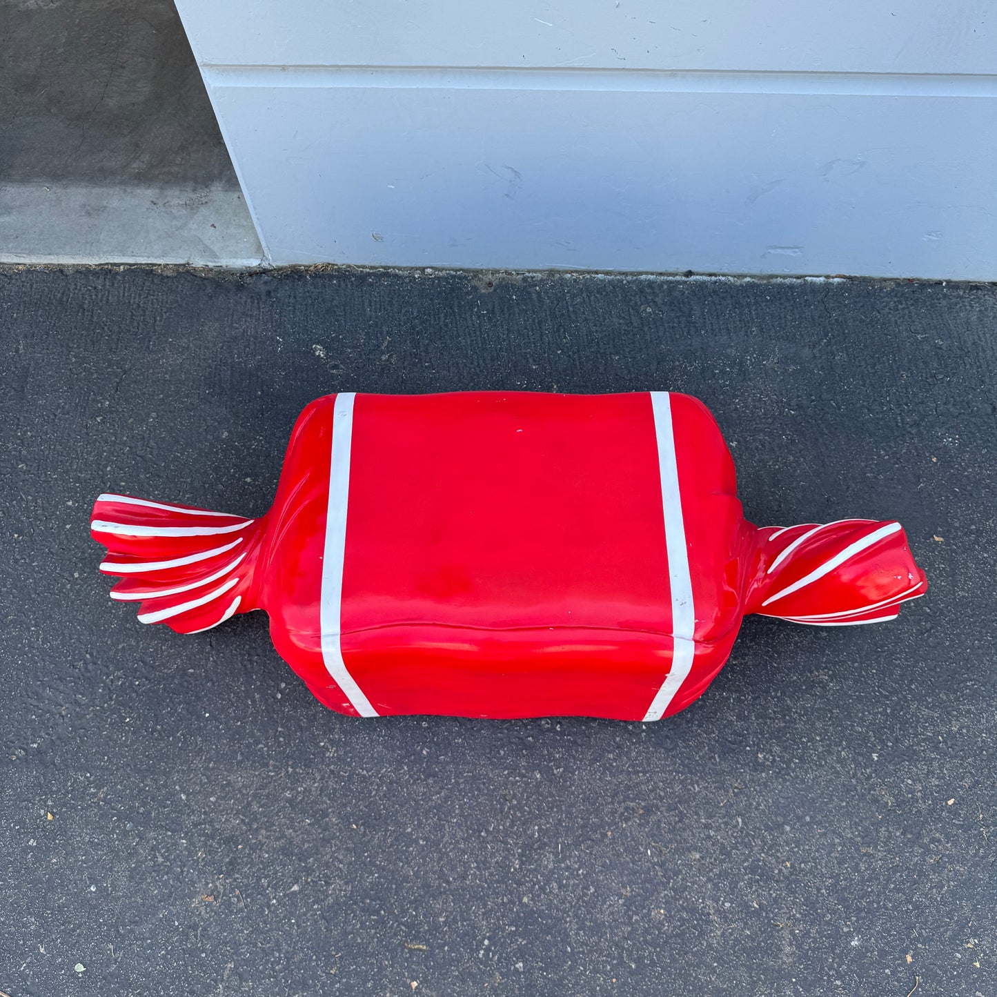 Red Chocolate Candy Statue