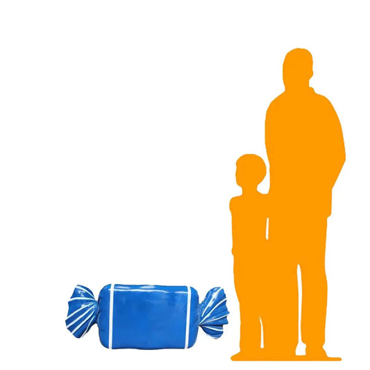 Blue Chocolate Candy Statue R0292B-S114-PT