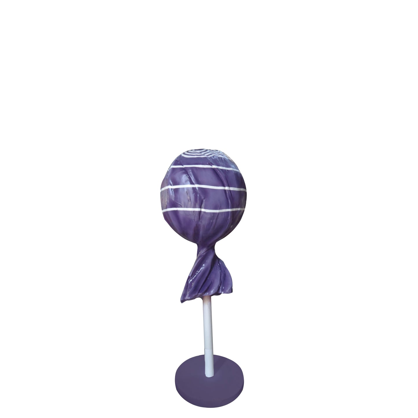 Medium Purple Lollipop Statue - LM Treasures Prop Rentals