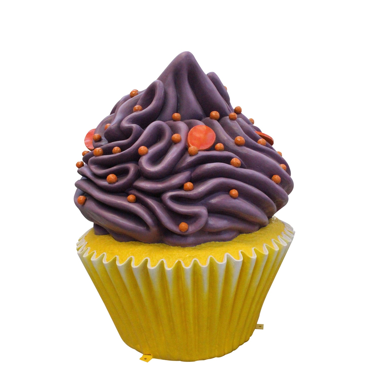 Giant Purple Cupcake Statue