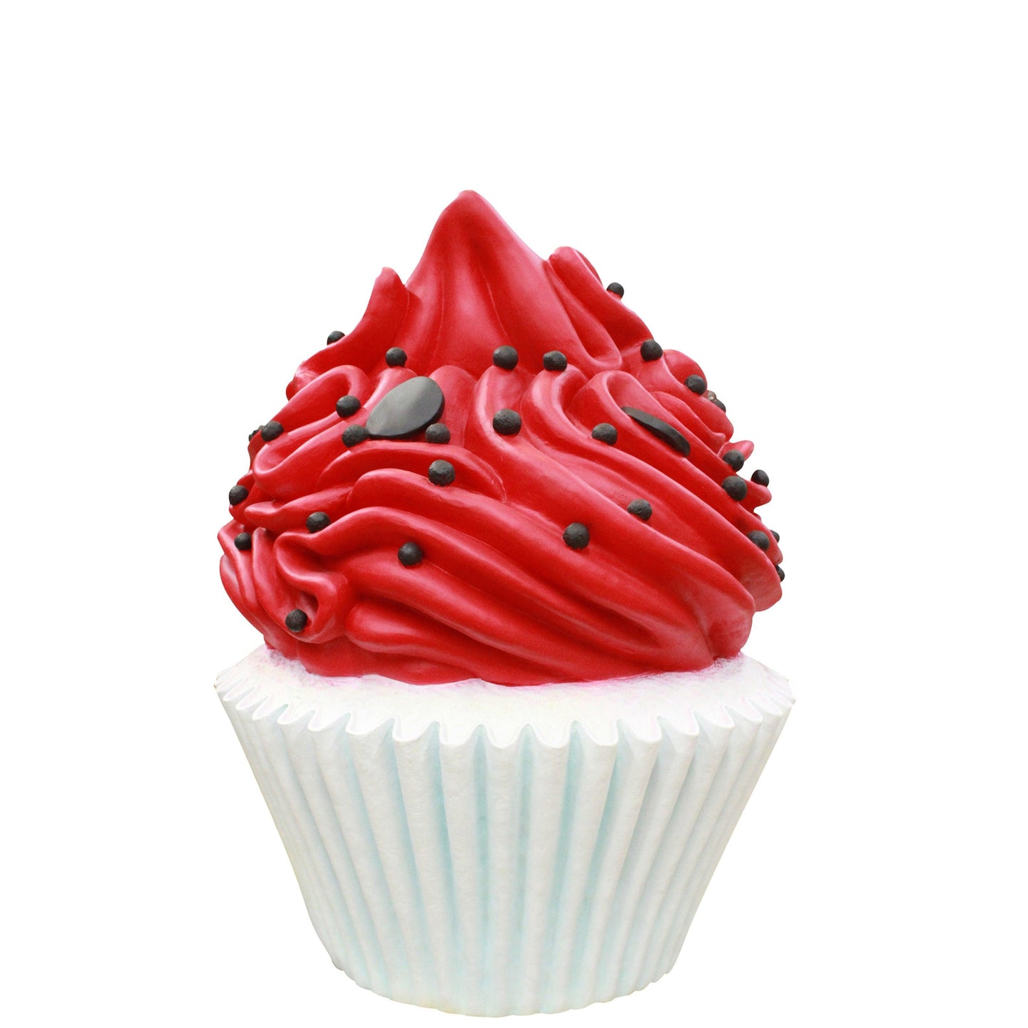 Giant Red Cupcake Statue