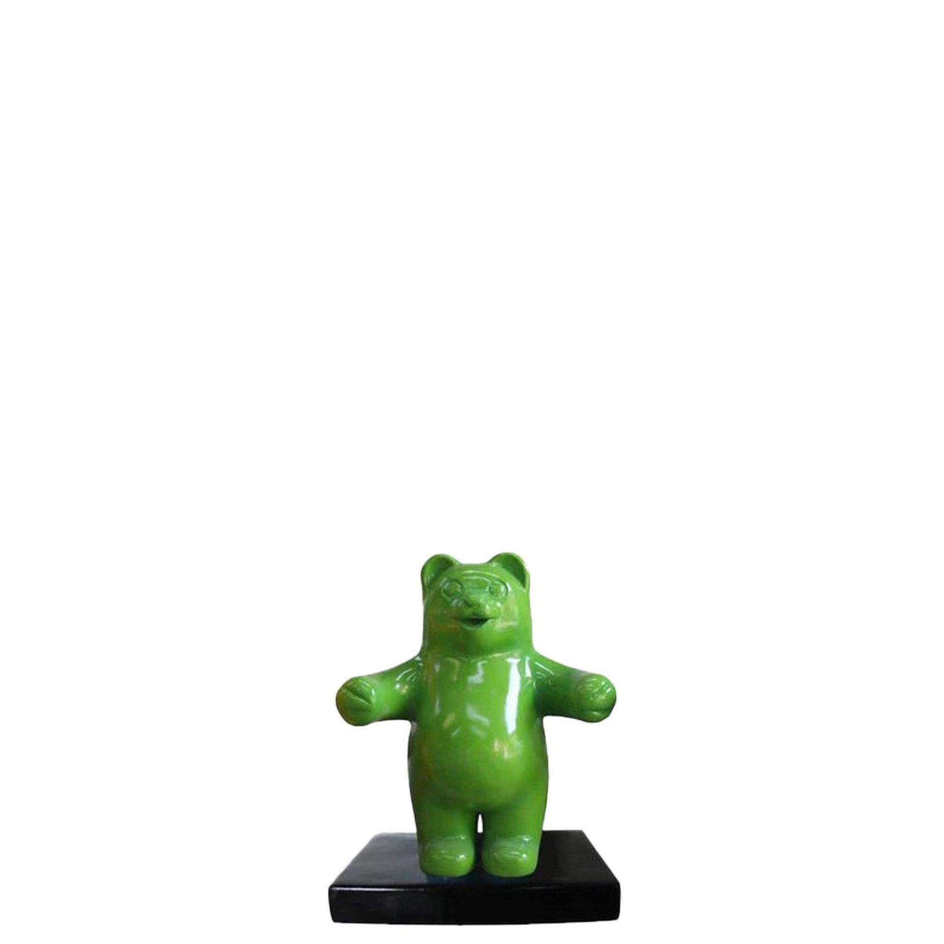 Small Green Gummy Bear Statue - LM Treasures Prop Rentals