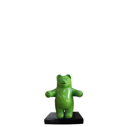 Small Green Gummy Bear Statue - LM Treasures Prop Rentals