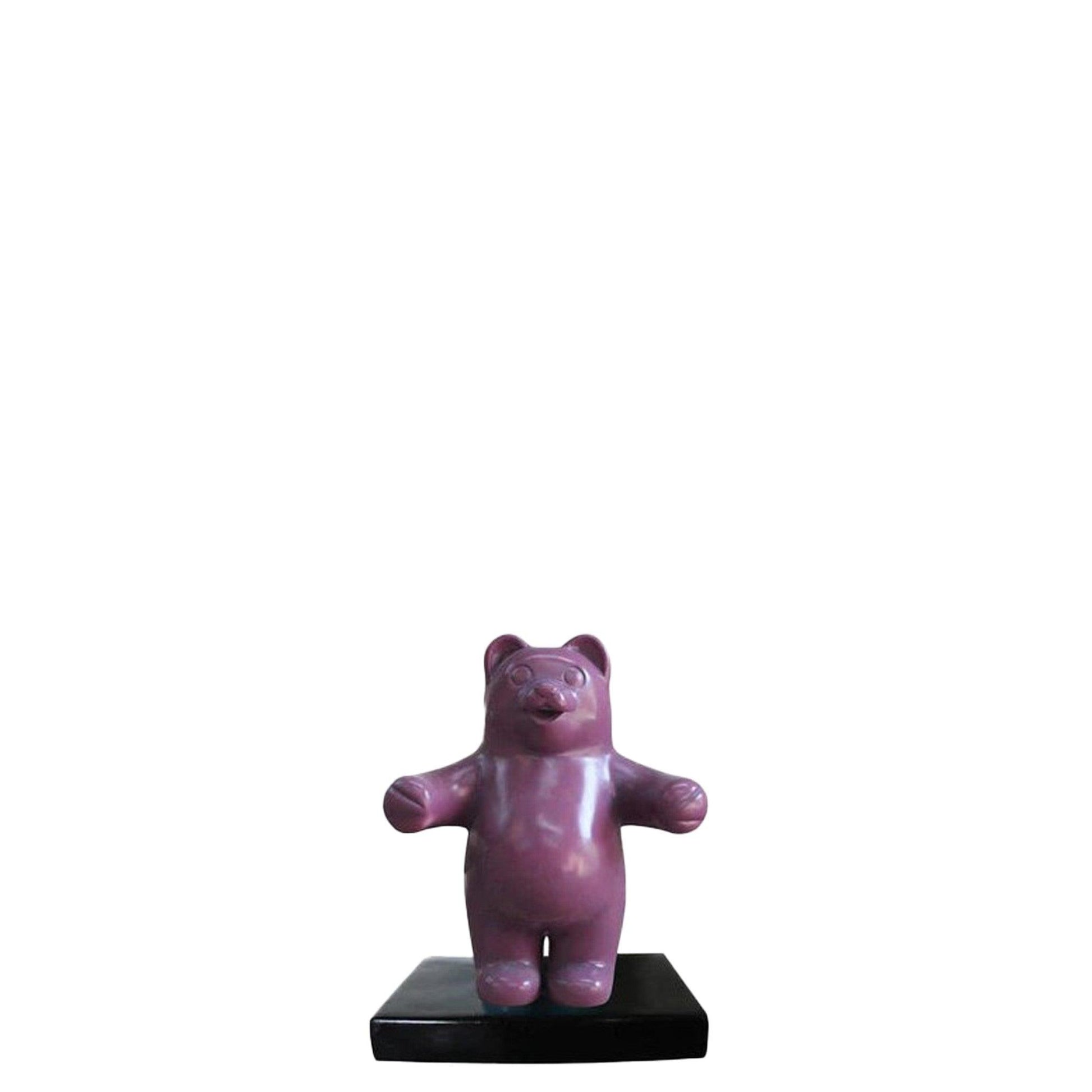 Small Purple Gummy Bear Statue - LM Treasures Prop Rentals