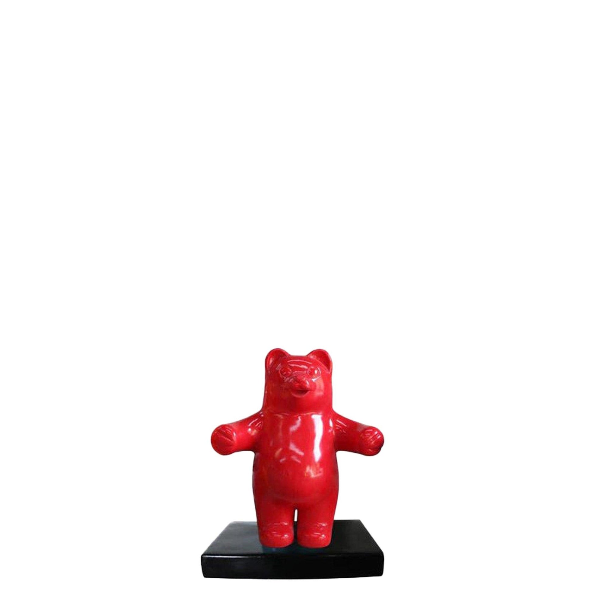 Small Red Gummy Bear Statue - LM Treasures Prop Rentals