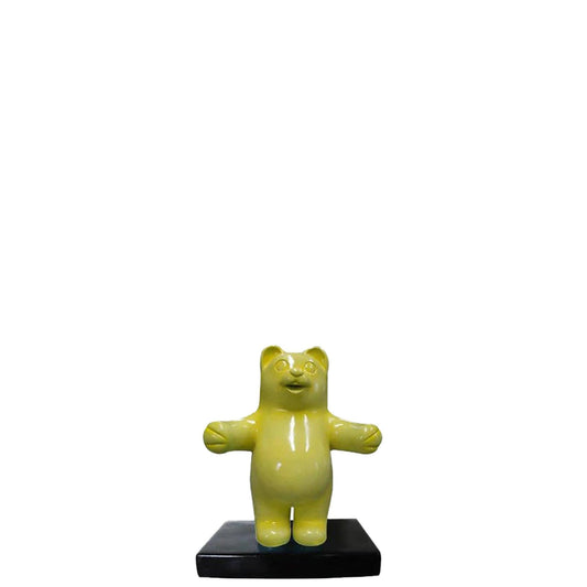 Small Yellow Gummy Bear Statue - LM Treasures Prop Rentals