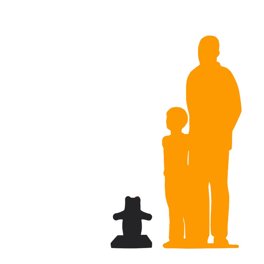 Small Yellow Gummy Bear Statue R0359Y-S238-PT