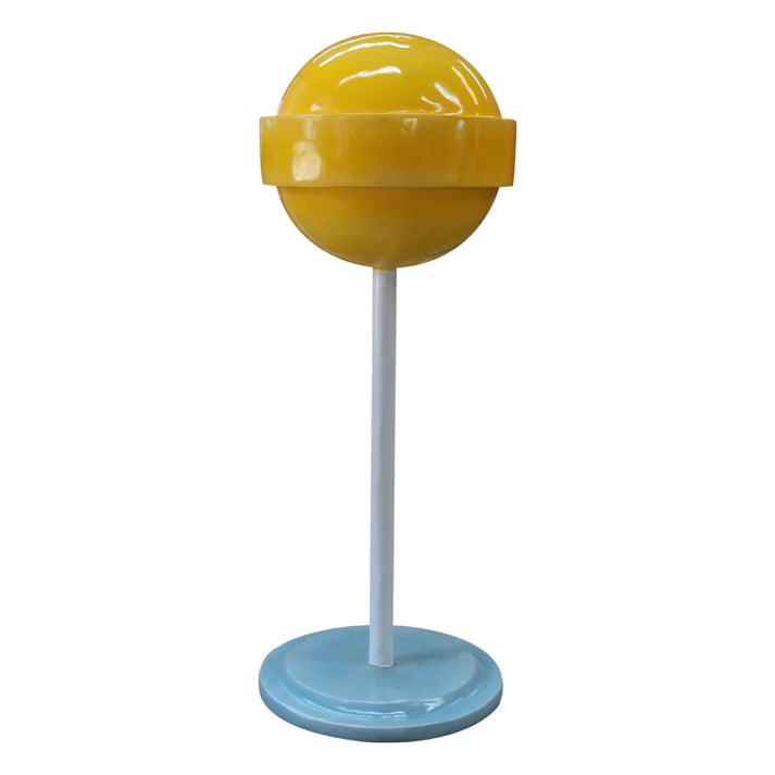 Large Yellow Sugar Pop Over Sized Statue - LM Treasures Prop Rentals