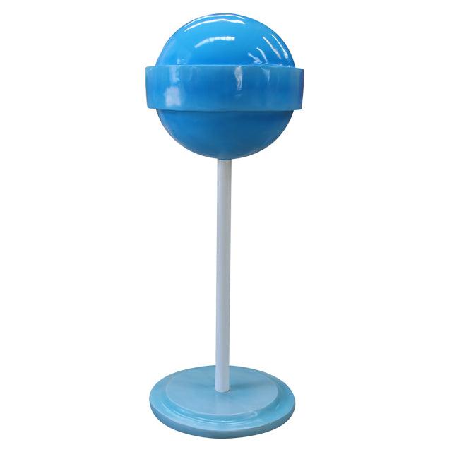 Large Blue Sugar Pop Over Sized Statue - LM Treasures Prop Rentals