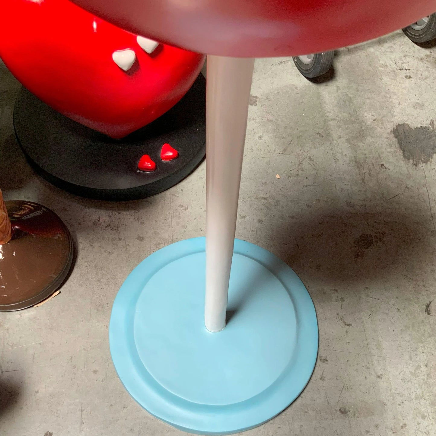 Medium Red Sugar Pop Statue