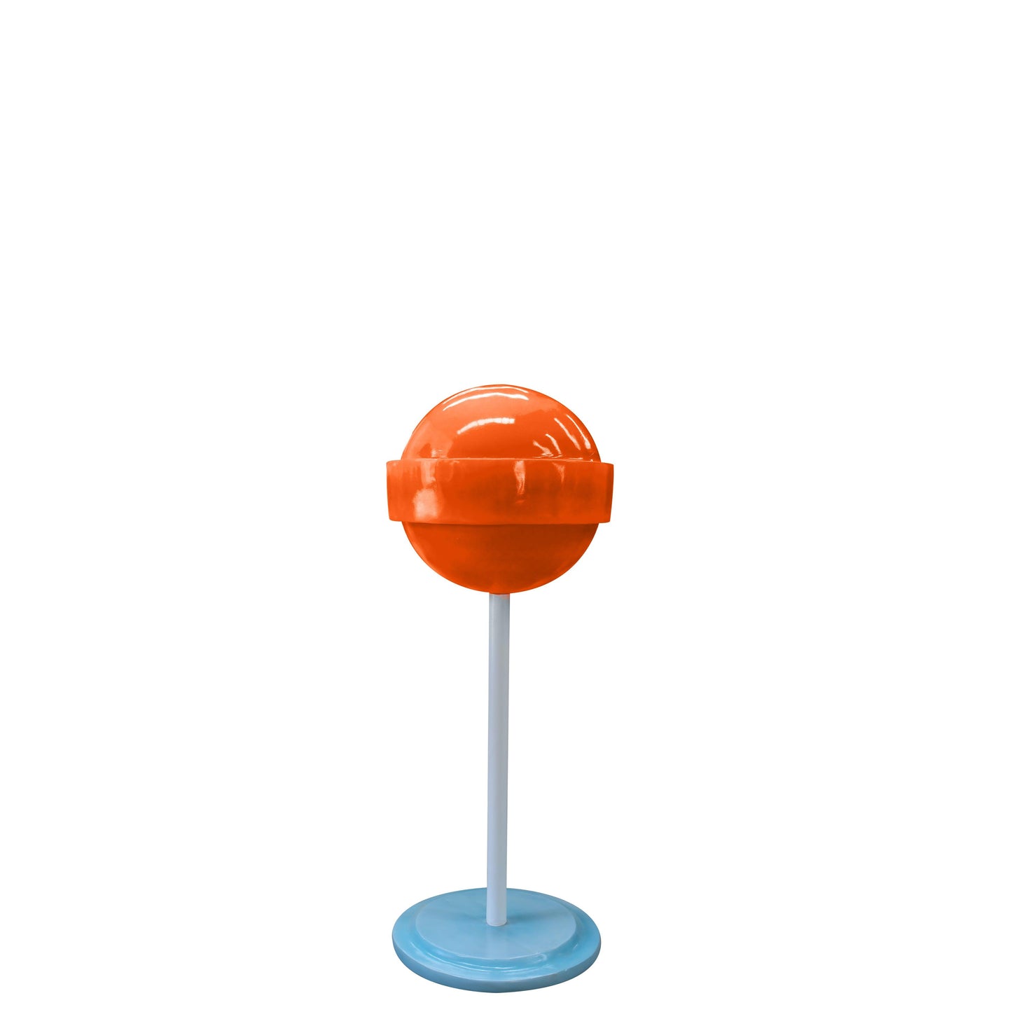 Medium Orange Sugar Pop Statue - LM Treasures Prop Rentals