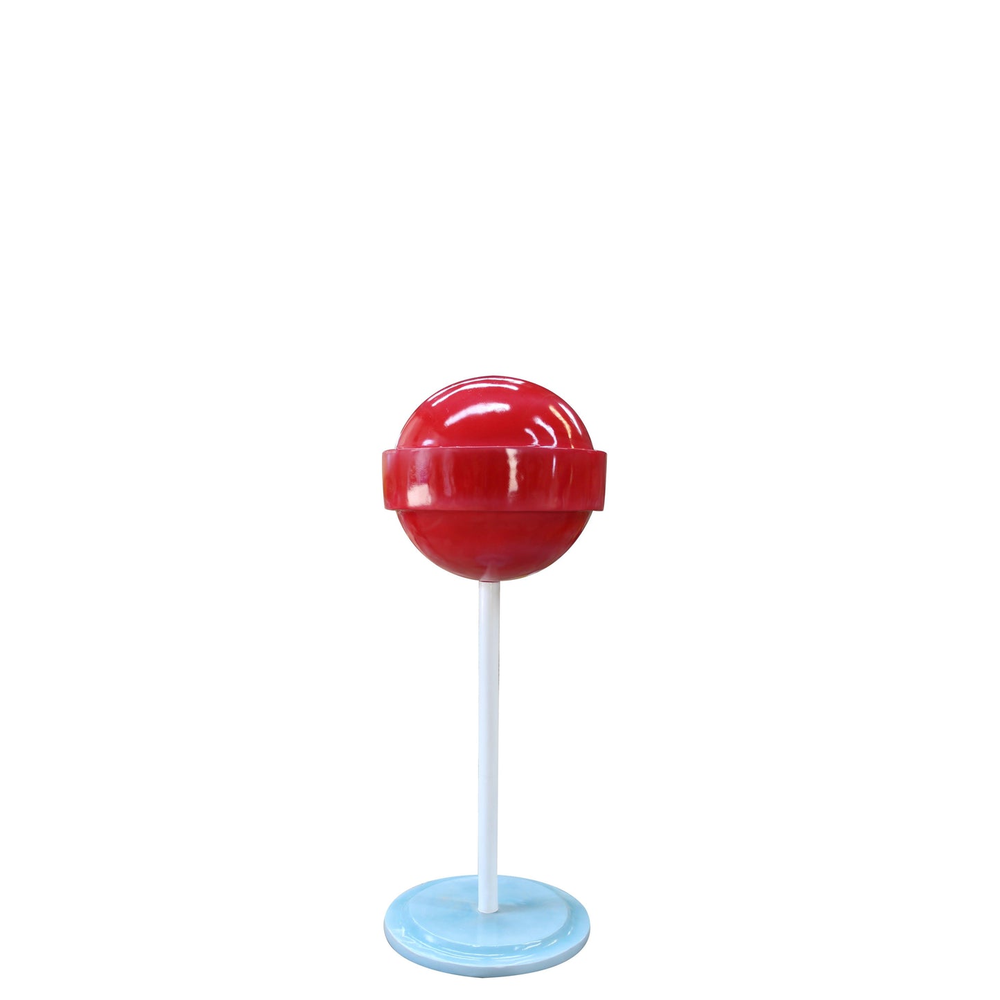 Medium Red Sugar Pop Statue - LM Treasures Prop Rentals