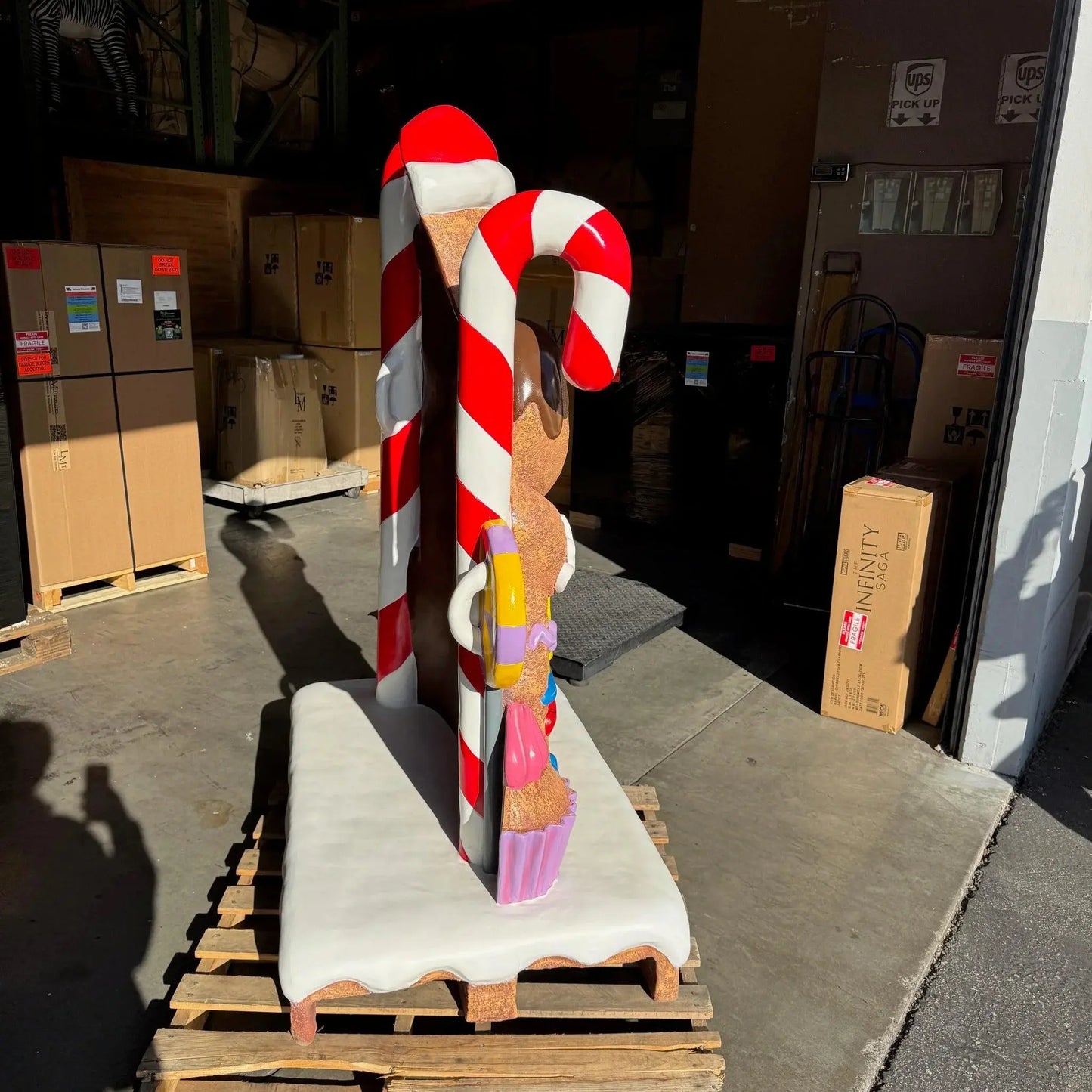 Gingerbread Cookies Photo Op Statue S0158-S275-PT