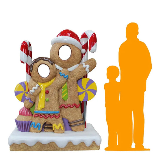 Gingerbread Cookies Photo Op Statue S0158-S275-PT