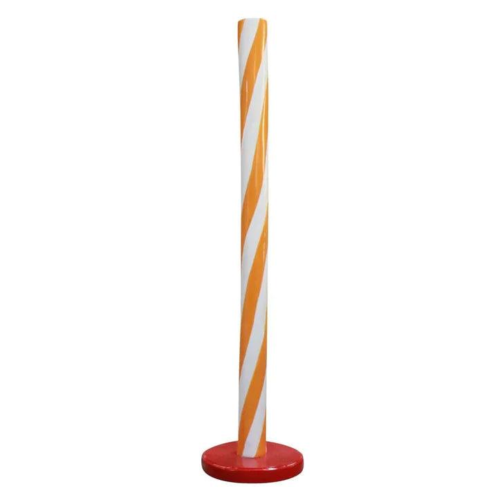 Orange Candy Stick Statue - LM Treasures Prop Rentals