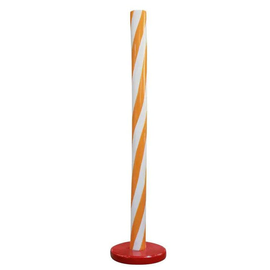 Orange Candy Stick Statue - LM Treasures Prop Rentals
