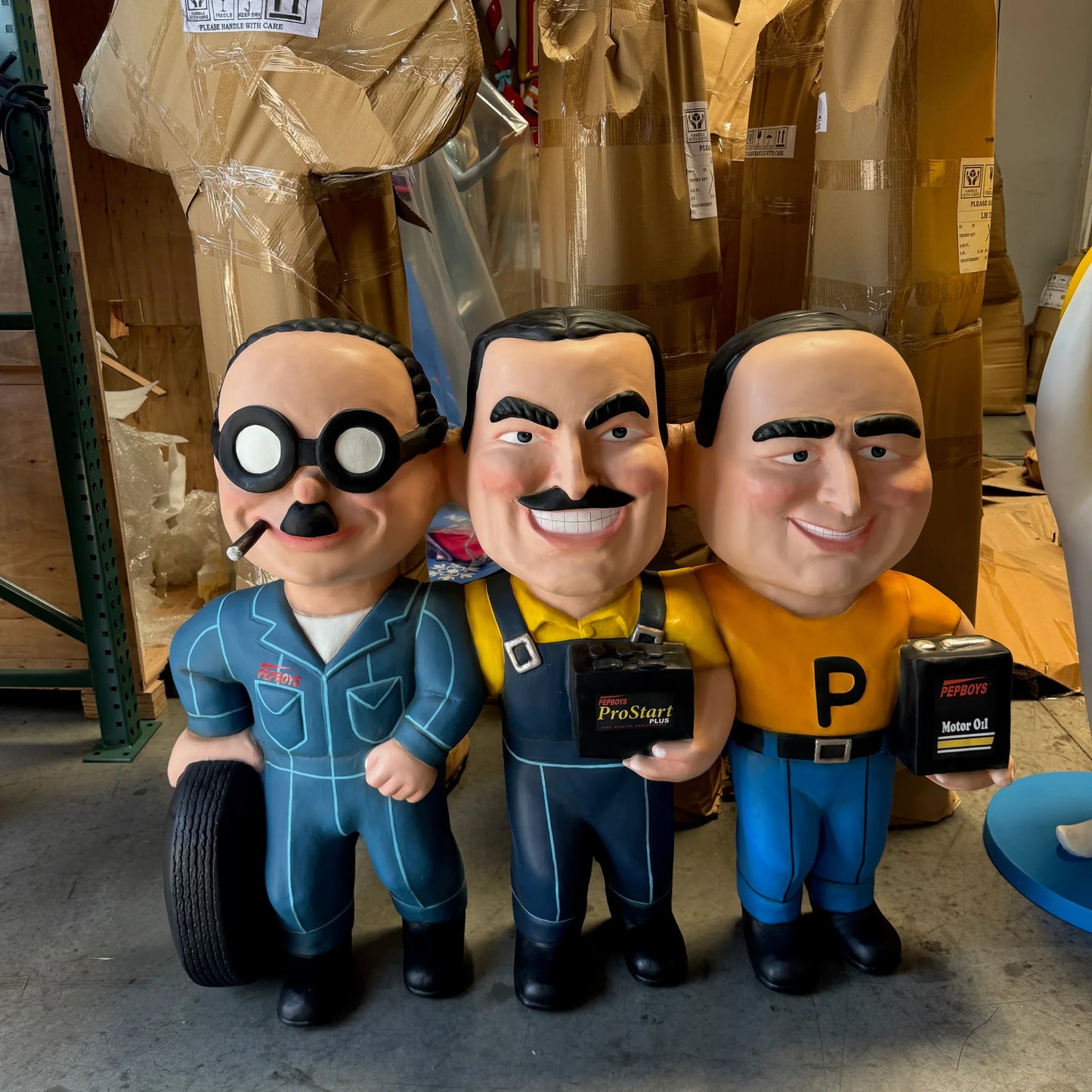Mechanic Wall Decor Life Size Statue