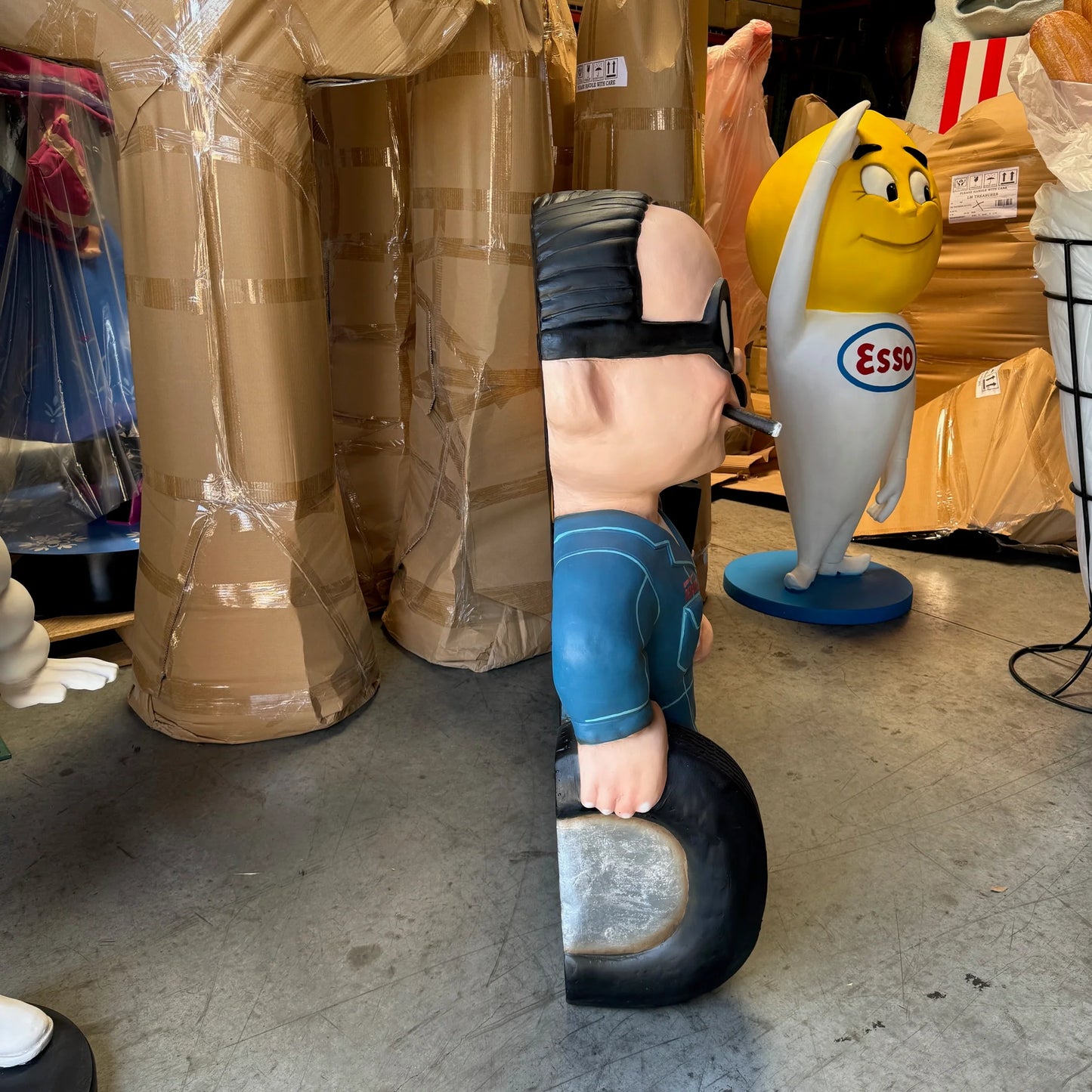 Mechanic Wall Decor Life Size Statue