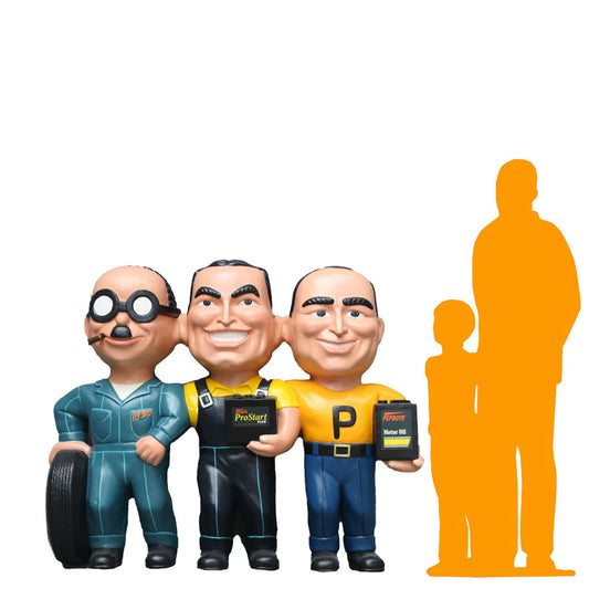 Mechanic Wall Decor Life Size Statue