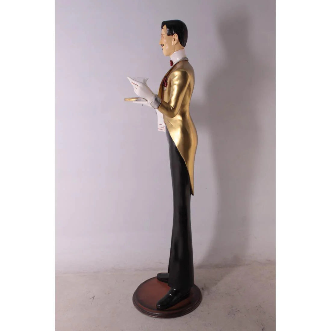 Frenchman Waiter Life Size Statue