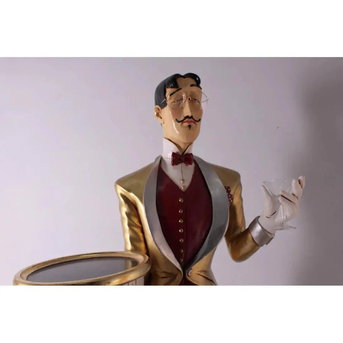 Frenchman Waiter Life Size Statue R0247-ST4800-G