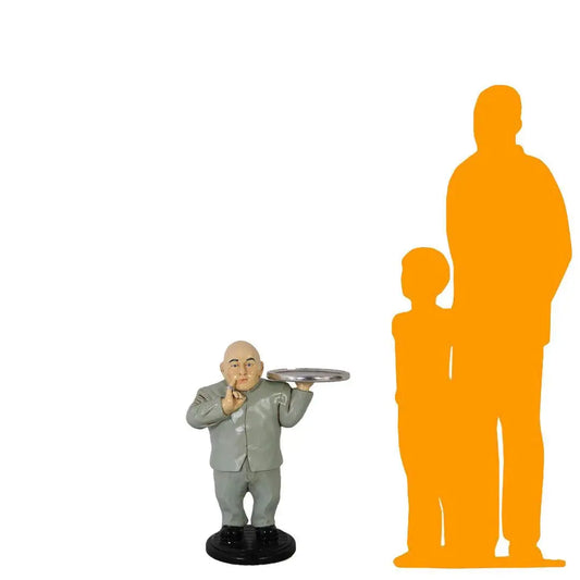 Baldy Mini Butler Small Statue LS199S-ST4939-G