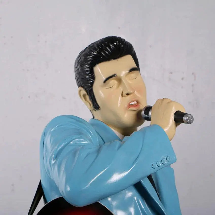 Singer Elvis In Blue Life Size Statue LS308-ST6634-G