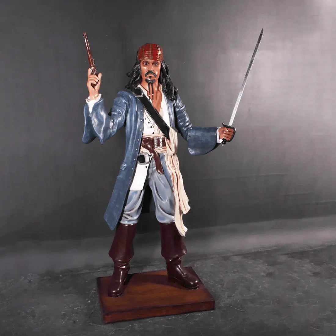 Fighting Pirate Captain Jack Life Size Statue LS204-ST9714-G