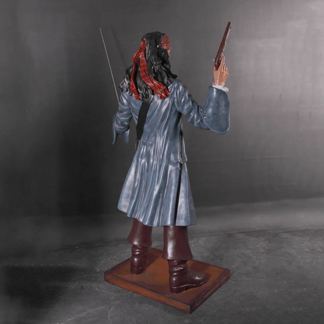 Fighting Pirate Captain Jack Life Size Statue
