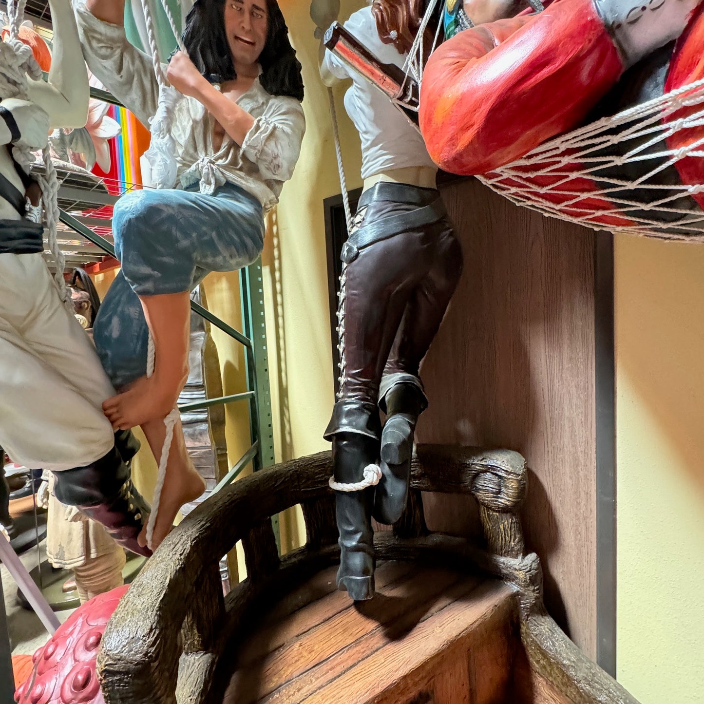 Hanging Lady Pirate Life Size Statue