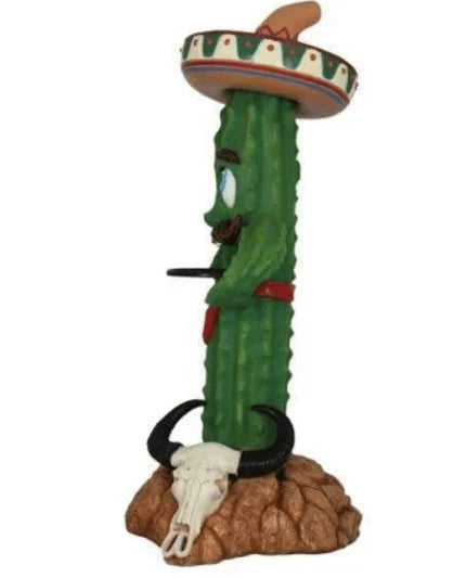 Mustached Cactus Statue