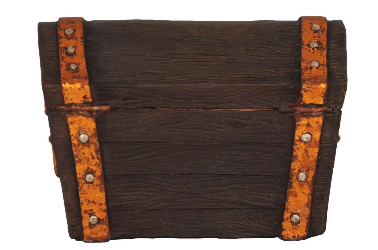 Small Treasure Chest Closed Life Size Statue