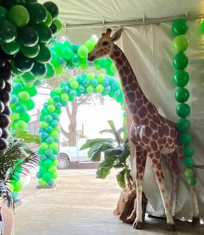 Large Walking Giraffe Statue A0744-R323-PT