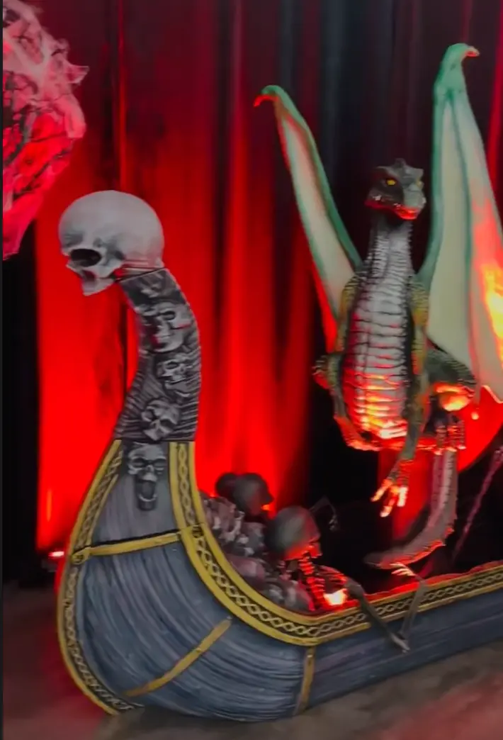 Green Dragon On Post Life Size Statue A0307-080081-H