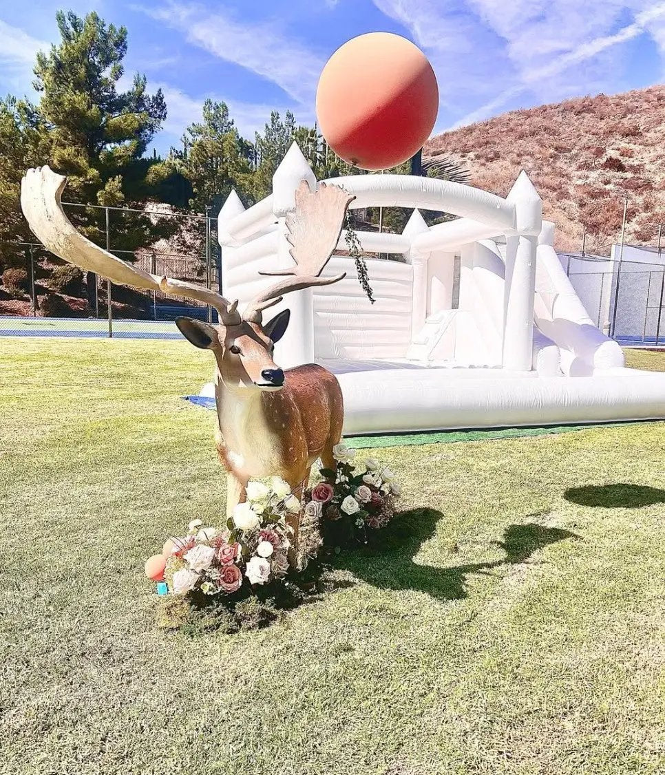 Deer Fallow Buck Life Size Statue A0757-190016-H