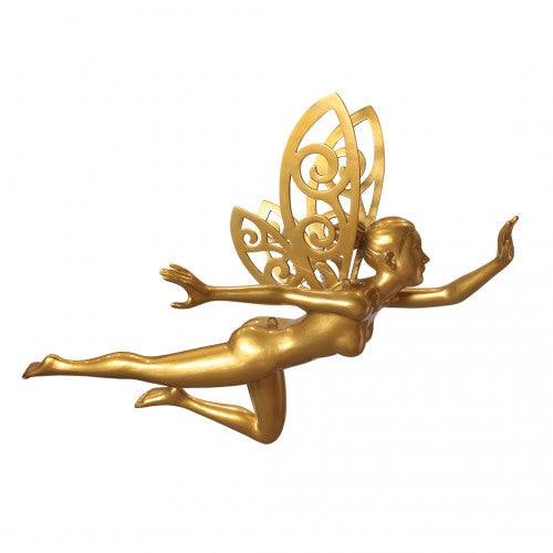 Hanging Gold Fairy Statue