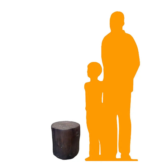 Tree Stump Stool Statue Tree-Stump