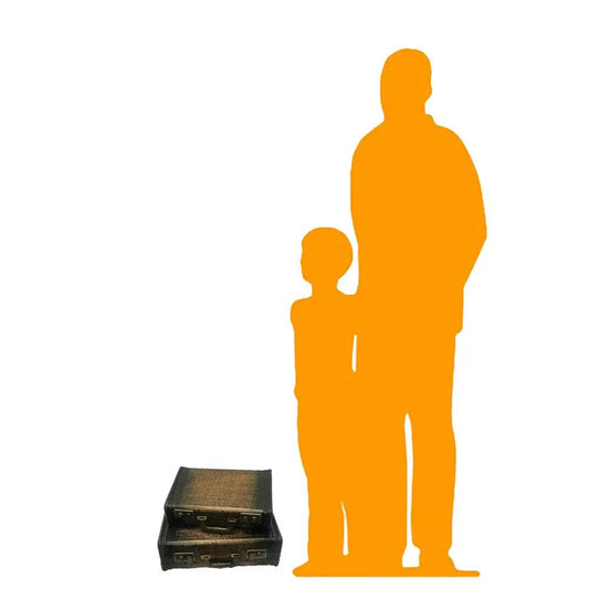 Vintage Suitcase Set Life Size Prop SUITCASE2