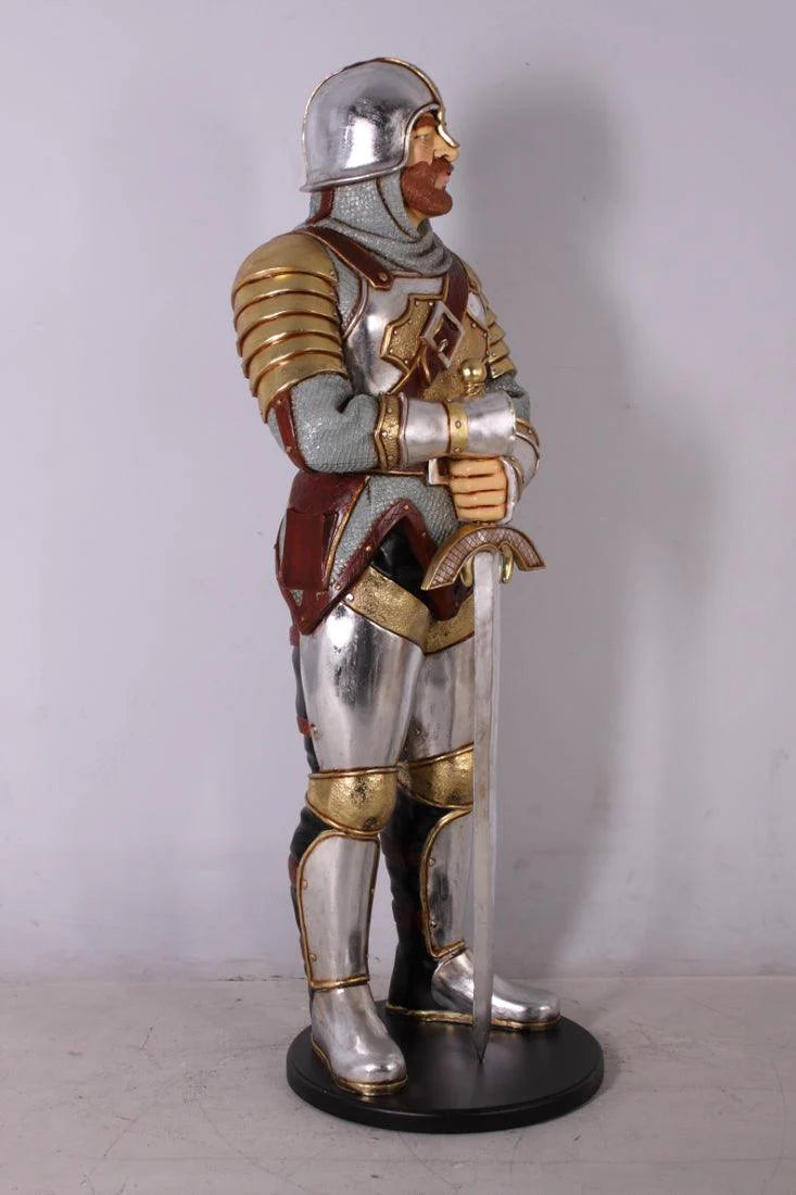 Knight Warrior Life Size Statue