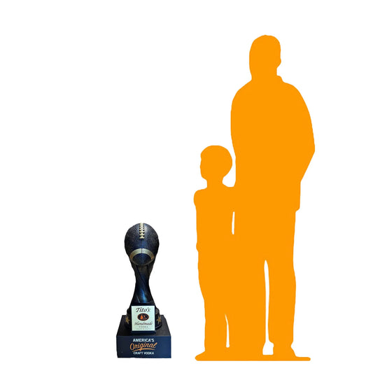 Tito's Vodka Football Trophy Over Sized Statue LP-TITO'S-PO